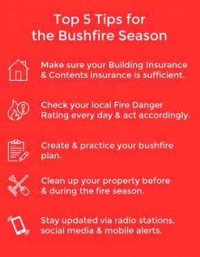 bushfire top 5 tips