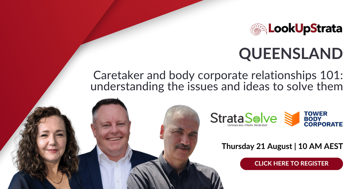 Caretaker and body corporate relationships