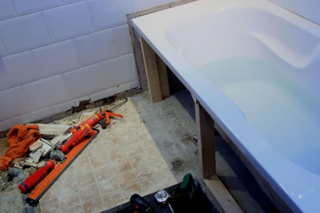 NSW owners corporation bathroom strip out spalling