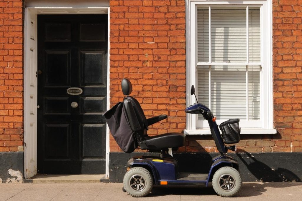 Parking Mobility scooter