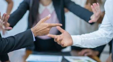 argue in a meeting