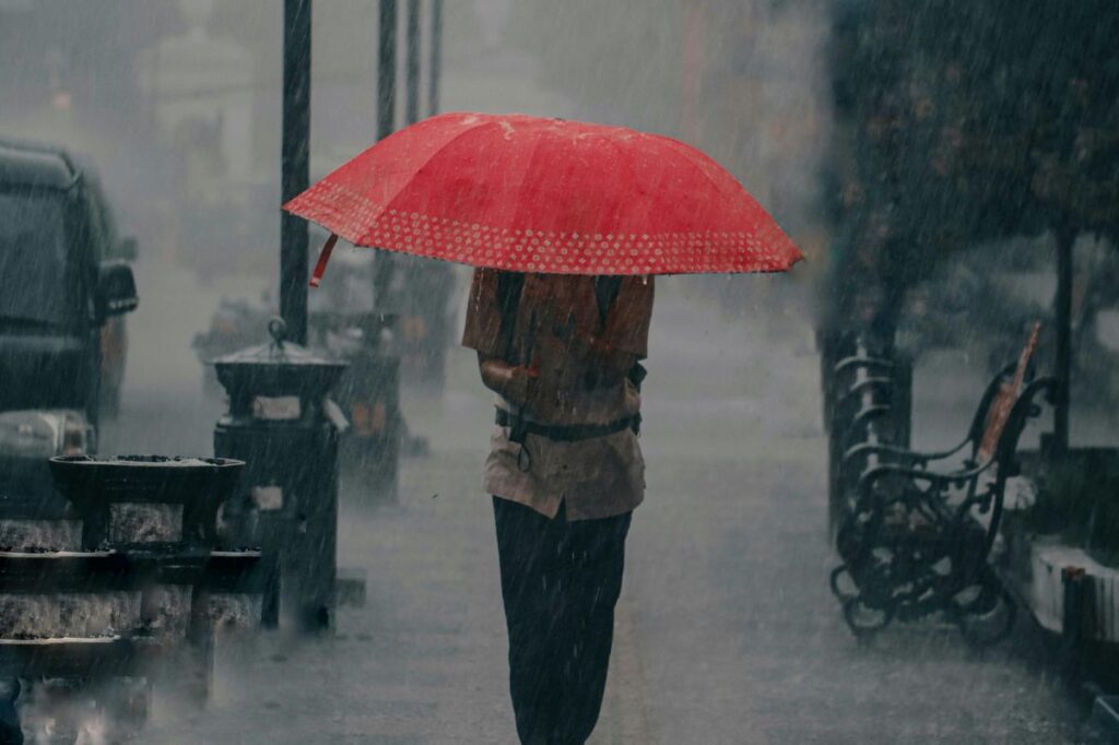 heavy rain