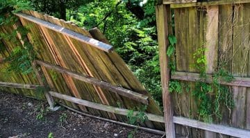 insurance claim fence damage