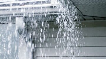 overflowing gutters