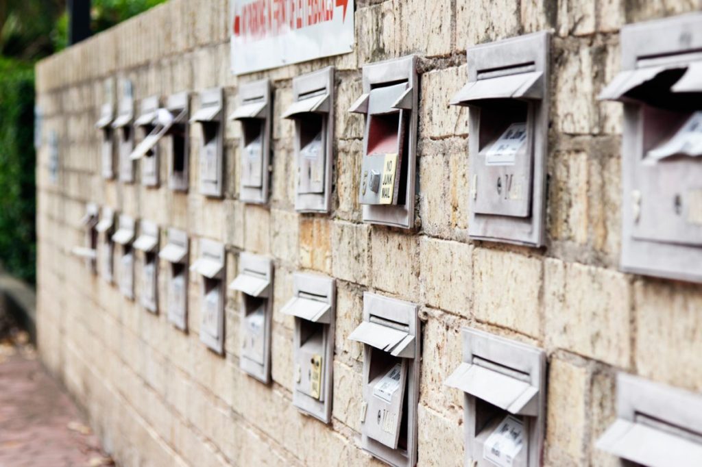 parcels boxes for apartment